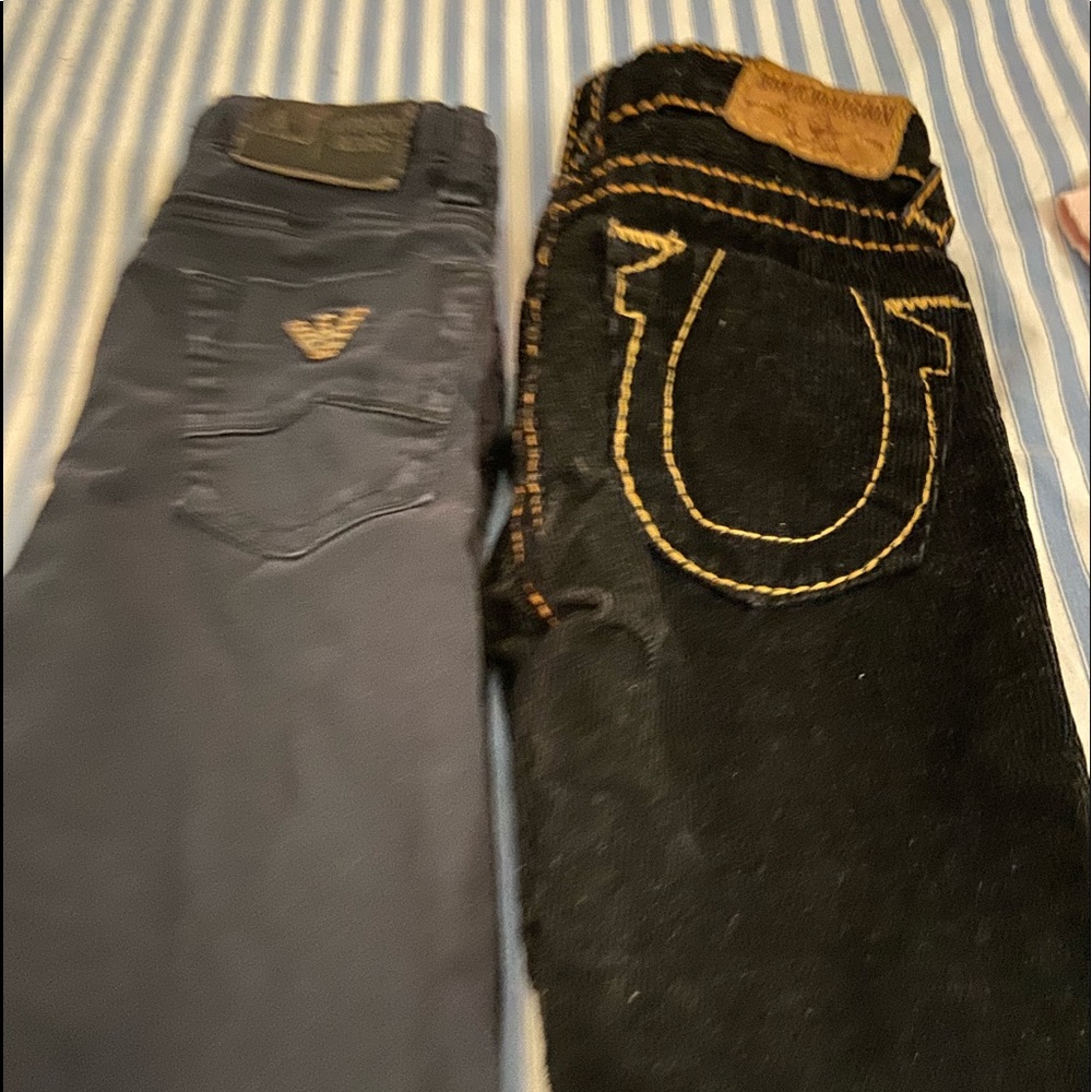Bundle kids pants true religion corduroys size 4